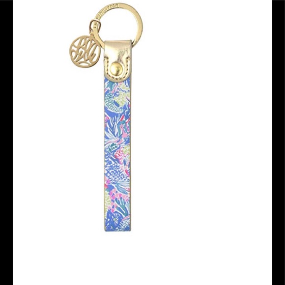 Lilly Pulitzer Strap Key Fob Key Chain
